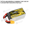 Tattu 1800mAh 4S 120C 14.8V R-Line Version 3.0 Lipo Battery Pack With XT60 Plug