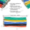 2.54MM Male & Female JST Connector Kit with 22AWG Pre-Crimped Cables Wire 2/3/4/5/6/7 Pin Adapter Cable Connector（6 Colors 130mm）