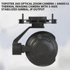 Topotek 20x Optical Zoom Camera + 640x512 Thermal Imaging Camera with 3-Axis Stabilized Gimbal, IP output