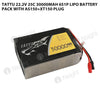 Tattu 30000mAh 6S 22.2V 25C Lipo Battery Pack With AS150+XT150 Plug