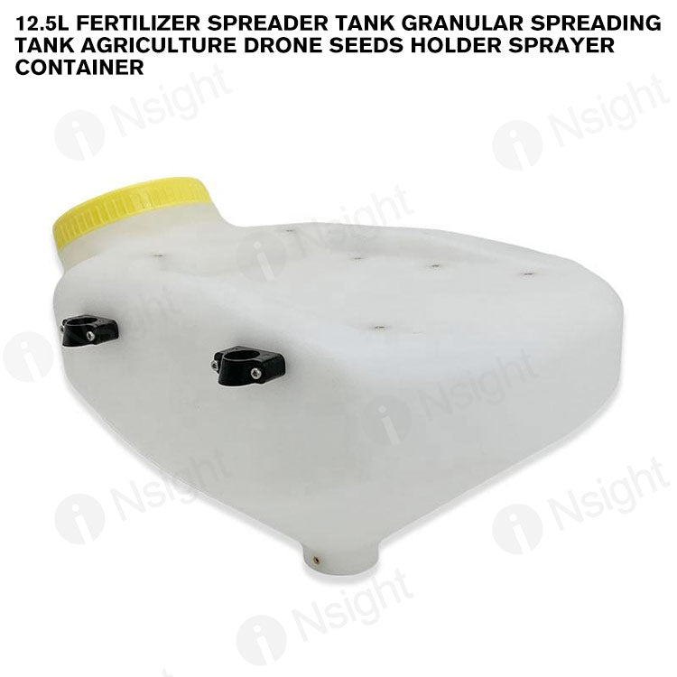 12.5L Fertilizer Spreader Tank Granular Spreading Tank Agriculture Drone Seeds Holder Sprayer Container