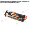 Gens Ace Advanced 6500mAh 11.4V 100C 3S1P HardCase Lipo Battery Pack 60# With EC5 Plug