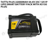 Tattu Plus 22000mAh 44.4V 25C 12S1P Lipo Smart Battery Pack With AS150 Plug