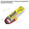 Tattu 550mAh 3S 11.1V 95C R-Line Lipo Battery Pack With XT30 Plug