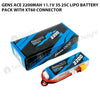 Gens Ace 2200mAh 3S 25C 11.1V Lipo Battery Pack With XT60 Connector