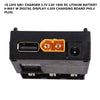 1S LIHV 6in1 Charger 3.7V 3.8V 1S06 RC lithium Battery 6-way w Digital Display 4.35v Charging Board PH2.0 Plug