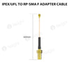 iPex/UFL to RP-SMA F Adapter Cable