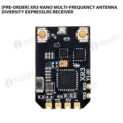 XR3 Nano Multi-Frequency Antenna Diversity ExpressLRS Receiver