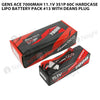 Gens Ace 7000mAh 3S 60C 11.1V HardCase Lipo Battery Pack #13 With Deans Plug