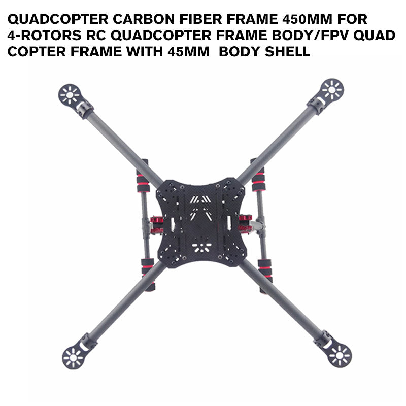 Quadcopter Carbon Fiber Frame 450mm for 4-rotors RC Quadcopter frame b ...