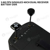 5.8G FPV Goggles 40CH Dual Receiver Battery DVR