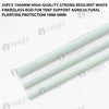 20pcs 1000mm High-Quality,Strong Resilient White Fiberglass Rod For Tent Support Agricultural Planting Protection 1mm-6mm