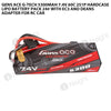 Gens Ace G-Tech 5300mAh 7.4V 60C 2S1P HardCase Lipo Battery Pack 24# With EC3 And Deans Adapter For RC Car