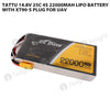 Tattu 4S 22000mAh 14.8V 25C Lipo Battery With XT90-S Plug For UAV