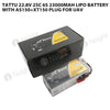 Tattu 22.8V 25C 6S 23000mAh Lipo Battery With AS150+XT150 Plug For UAV