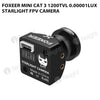 Foxeer Mini Cat 3 1200TVL 0.00001Lux StarLight FPV Camera