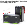 6S 32Ah High Power Density Light Weight Drone Solid State Lithium Battery