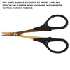 PVC Shell Shears scissors RC model airplane vehicle,helicopter Bend scissors, suitable for cutting various models