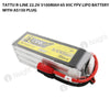 Tattu R-Line 22.2V 5100mah 6S 95C FPV Lipo Battery With AS150 Plug