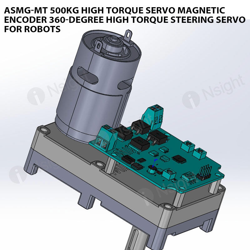 ASMG-MT 500KG High Torque Servo Magnetic Encoder 360-Degree High Torqu ...
