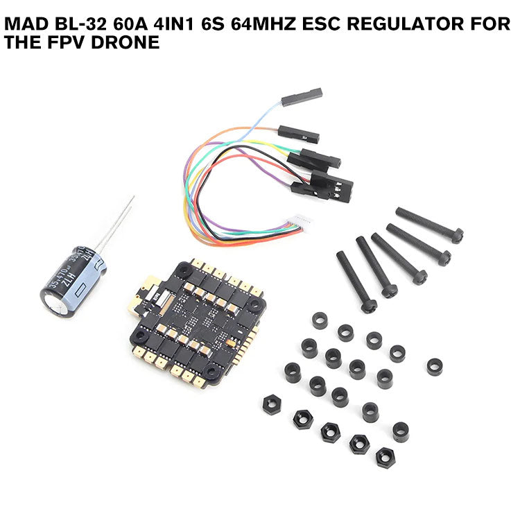 MAD BL-32 60A 4IN1 6S 64MHZ ESC Regulator For The FPV Drone