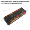 Gens Ace 8200mAh 2S 7.6V 130C HardCase HV Redline Series Lipo Battery