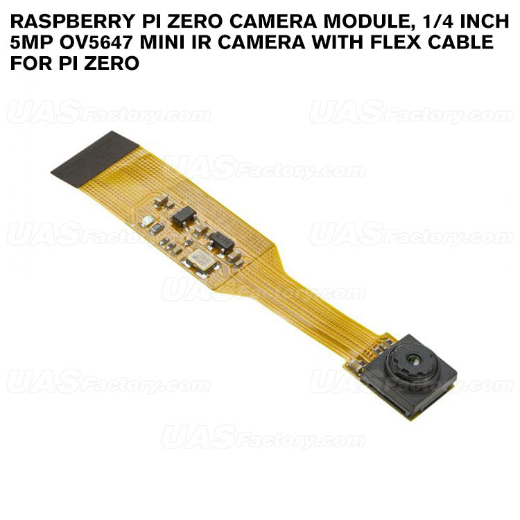 Arducam Spy Raspberry Pi Zero Camera Module, 1/4 Inch 5MP OV5647 Mini IR camera with Flex Cable for pi zero