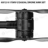 6X12-II 170KV Coaxial drone arm set