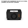 P10 Smart Lipo Charger,DC 250 W/10 A x 2 Dual Channel Lipo Battery Charger