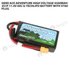 Gens Ace 4300mAh 3S 60C 11.4V Adventure High Voltage G-Tech Lipo Battery With XT60 Plug