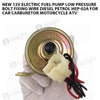 New 12V Electric Fuel Pump Low Pressure Bolt Fixing Wire Diesel Petrol HEP-02A For Car Carburetor Motorcycle ATV