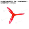 Dalprop New Cyclone T3018 T Mount 3 Blade Props (4 Pairs)