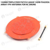150mm Triple Feed Patch 5.8GHz 14dBi Pagoda Array FPV Antenna for RC Drone