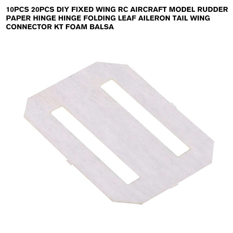 10pcs 20pcs DIy Fixed wing RC aircraft model Rudder Paper hinge Hinge Folding leaf aileron tail wing connector KT foam balsa
