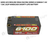 Gens Ace Redline Drag Racing Series 6100mAh 7.4V 130C 2S2P HardCase Shorty Lipo Battery
