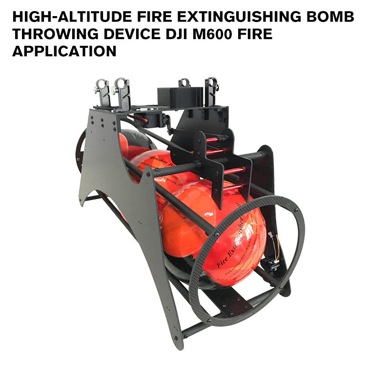 High-altitude fire extinguishing bomb throwing device DJI m600 Fire ap ...