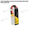 Tattu 4500mAh 6s 25C 22.2V Lipo Battery Pack With XT60 Plug