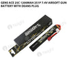 Gens Ace 25C 1200mAh 2S1P 7.4V Airsoft Gun Battery With Deans Plug