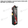 Gens Ace 6750mAh 4S 14.8V 60C G-Tech Lipo Battery 12# XT60 Plug