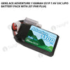 Gens Ace Adventure 1100mAh 2S1P 7.4V 35C Lipo Battery Pack With JST-PHR Plug