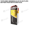 Tattu NMC 28000mAh 22.2V 5C 6S1P Lipo Battery Pack With XT90S Plug