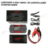 Lokithor J1500 1000A 12V LiFePO4 Jump Starter 46Wh