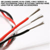 5M 22AWG/26awg 30/60 Core 3 Way Servo 16 Feet Extension Cable JR Futaba Twisted Wire Lead For RC Airplane Accessories