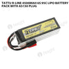 Tattu R-Line 4500mAh 6S 95C Lipo Battery Pack With AS150 Plug