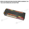 Gens Ace Redline Drag Racing Series 6300mAh 7.4V 130C 2S2P HardCase Lipo Battery