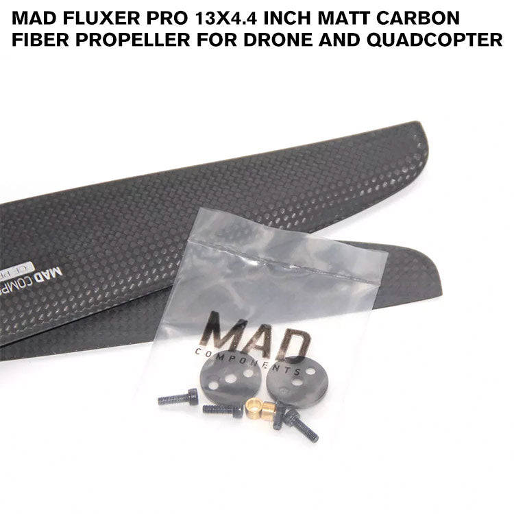FLUXER Pro 13x4.4 Inch Matt Carbon Fiber Propeller For Drone And Quadcopter
