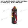 Gens Ace 8400mAh 3S2P 60C 11.1V Lipo Battery Pack With XT60T Plug