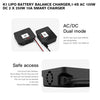 K1 Lipo Battery Balance Charger,1-6S AC 100W DC 2 x 250W 10A Smart Charger