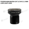 Foxeer Mini/Micro Cat 2/3 M12 2.1mm Low Light Lens