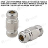 2Pcs L16 N Type Male Female To N Male Female Straight Connector N Male Female Double RF Adapter Coax Fast Delivery High Quality